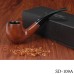 Factory Direct Sanda Cyclic Cleaning Bakelite Bent Tobacco Pipe, Handcrafted Smoking Accessory, 9mm Filter, Entry-Level