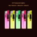 Wholesale Disposable Lighters 721 Transparent Plastic Electronic Open Flame Lighters for Supermarket & Household Use, Factory Direct with Free Shipping