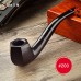 Groothandel Aibao tabakspijp van ebbenhout en bruyère, handgemaakte vintage gebogen pijp voor mannen, ouderwetse pijpenkop & rookaccessoires