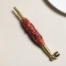 African Padauk DIY Dragon Design Tobacco Pipe Stem, Minimalist Filter Smoking Pipe Wooden Craft, Factory Wholesale