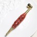 African Padauk DIY Dragon Design Tobacco Pipe Stem, Minimalist Filter Smoking Pipe Wooden Craft, Factory Wholesale