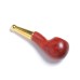 African Padauk DIY Dragon Design Tobacco Pipe Stem, Minimalist Filter Smoking Pipe Wooden Craft, Factory Wholesale