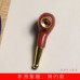 African Padauk DIY Dragon Design Tobacco Pipe Stem, Minimalist Filter Smoking Pipe Wooden Craft, Factory Wholesale