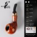 OLD FOX-老狐狸石楠木烟斗自由式手工斗厂家批发牛角环实木烟斗
