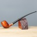 Kit pipe style Gandalf en bois Huanghuali, tuyau extra-long artisanal en bois massif avec cure-pipes, filtres et bourre-pipe