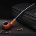 Kit pipe style Gandalf en bois Huanghuali, tuyau extra-long artisanal en bois massif avec cure-pipes, filtres et bourre-pipe