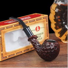 Changfeng Filter Smoking Pipe Bakelite Resin Tobacco Bowl Detachable Old-Fashioned Bent Elderly Smoking Accessory CF-5532 Wholesale