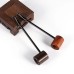 Grossiste pipe Popeye en bois de santal rouge pour homme, pipe à tabac vintage en bois massif, petit fourneau portable