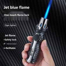 Wholesale Creative High-Temp Jet Torch Lighter Windproof Moxibustion Cigar Torch Lighter Portable Outdoor BBQ