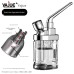 DHL Petite Chicha Portative pour Hommes, Pipe à Eau Double Usage Cigarette et Chicha, Style Moderne, en Stock, Promo