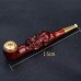 Groothandel antieke pijp van gouden Phoebe Zhennan-hout & grootbladig huanghuali, Pixiu steel met wasbaar filter voor pijptabak en dikke sigaretten