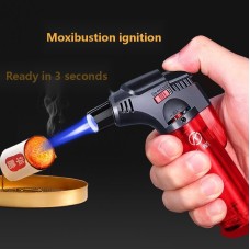 Venta al por mayor Encendedor Antiviento a Chorro para Moxa y Conos de Moxibustión, Soplete de Alta Temperatura Recargable para Hogar