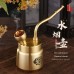 البيع بالجملة شيشة رمز فو Xie's Bronze أصلية رسمية قابلة للغسل والفصل نحاس أصفر غليون فلتر سميك متوسط رفيع