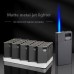 Wholesale 5-Pack Metal Windproof Lighters, Durable Premium Matte Black Refillable Thickened Creative Blue Flame Lighters, Customizable