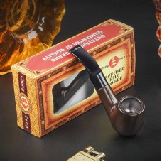 Changfeng Palm-Sized Metal Tobacco Pipe Small Smoking Pipe with Micropore Filter, Detachable Easy-Clean Bakelite Men's Dry Pipe – Wholesale