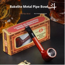 Changfeng Vintage Bakelite Filter Tobacco Pipe Creative Straight Billiard Pipe Detachable In-Stock Hot Sale Wholesale Smoking Pipes & Accessories