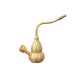 Mayorista Pipa de Calabaza de Latón 2 en 1 con Filtro Doble, Bolsa de Tabaco Tipo 4 usos, Pipa Portátil de Metal para Hombres