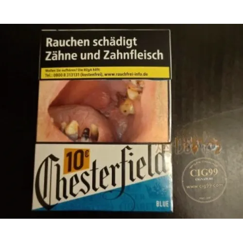 Chesterfield Blue 28 Сигареты Германия