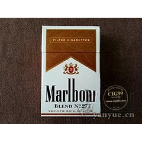 万宝路 BLEND NO 27 翻盖硬盒 美国加州版