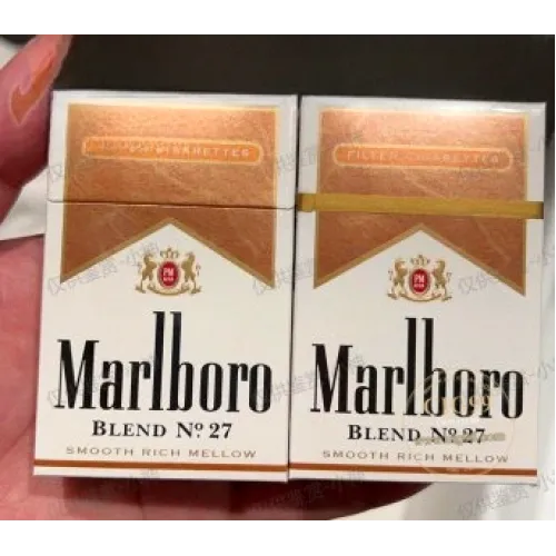 万宝路 BLEND NO 27 翻盖硬盒 美国免税版