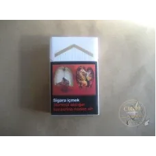 Marlboro (Blanco Platino duro) versión con impuestos de Turquía