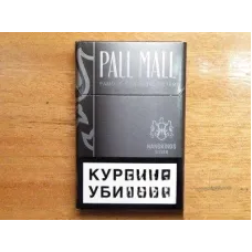 PALL MALL (жёсткая серая упаковка, тонкие) российская версия с налогом